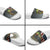 Pike Fishing Slide Sandals with American Flag and Realistic Fish Scale Texture Design - Wonder Print Shop