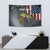 Pike Fishing Tapestry with American Flag and Realistic Fish Scale Texture Design - Wonder Print Shop