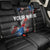 American Flag Smoke Trail Back Car Seat Cover with Dartboard and Crossed Darts Graphic Design - Wonder Print Shop