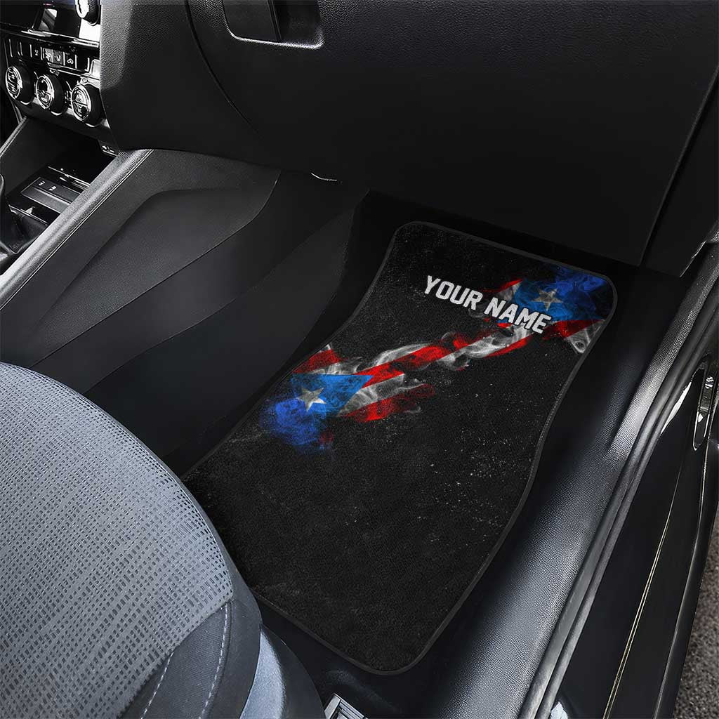 American Flag Smoke Trail Car Mats with Dartboard and Crossed Darts Graphic Design - Wonder Print Shop