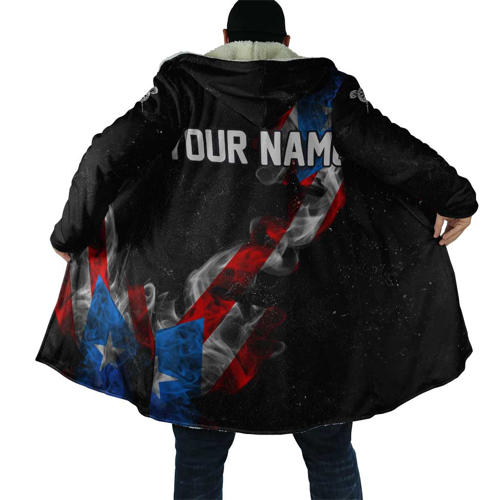 American Flag Smoke Trail Cloak with Dartboard and Crossed Darts Graphic Design - Wonder Print Shop