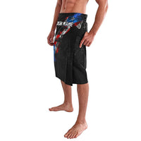 American Flag Smoke Trail Lavalava with Dartboard and Crossed Darts Graphic Design - Wonder Print Shop