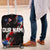 American Flag Smoke Trail Luggage Cover with Dartboard and Crossed Darts Graphic Design - Wonder Print Shop