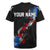 American Flag Smoke Trail Rugby Jersey with Dartboard and Crossed Darts Graphic Design - Wonder Print Shop
