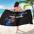 American Flag Smoke Trail Sarong with Dartboard and Crossed Darts Graphic Design - Wonder Print Shop