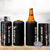 Distressed American Flag 4 in 1 Can Cooler Tumbler with Bowling Pins and Ball Vertical Stripe Design - Wonder Print Shop