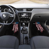 Distressed American Flag Car Mats with Bowling Pins and Ball Vertical Stripe Design - Wonder Print Shop
