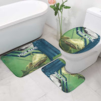 Catfish and Underwater Scene Design Bathroom Set with Forest Background and Fishing Theme Elements - Wonder Print Shop