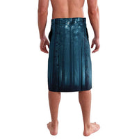 Catfish and Underwater Scene Design Lavalava with Forest Background and Fishing Theme Elements - Wonder Print Shop