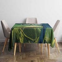 Catfish and Underwater Scene Design Tablecloth with Forest Background and Fishing Theme Elements - Wonder Print Shop