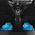 Blue Flame Bowling Ball and Pins Design Car Mats with Smoke Effects and Custom Team Name Text - Wonder Print Shop