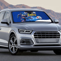 Cape Verde Won Our Hearts Soccer Auto Sun Shade Blue Sharks Football Mascot Patriotic National Team