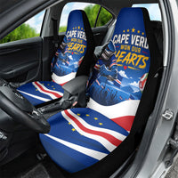Cape Verde Won Our Hearts Soccer Car Seat Cover Blue Sharks Football Mascot Patriotic National Team