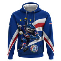 Cape Verde Won Our Hearts Soccer Hoodie Blue Sharks Football Mascot Patriotic National Team
