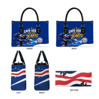 Cape Verde Won Our Hearts Soccer Leather Bag Blue Sharks Football Mascot Patriotic National Team