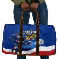Cape Verde Won Our Hearts Soccer Travel Bag Blue Sharks Football Mascot Patriotic National Team