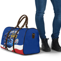 Cape Verde Won Our Hearts Soccer Travel Bag Blue Sharks Football Mascot Patriotic National Team