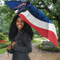 Cape Verde Won Our Hearts Soccer Umbrella Blue Sharks Football Mascot Patriotic National Team