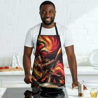 Trinbago Knight Riders Cricket Apron Trinidad and Tobago Fiery Knight Warrior Bat Flame