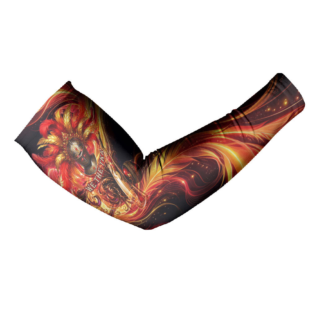 Trinbago Knight Riders Cricket Arm Sleeves Trinidad and Tobago Fiery Knight Warrior Bat Flame