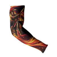 Trinbago Knight Riders Cricket Arm Sleeves Trinidad and Tobago Fiery Knight Warrior Bat Flame