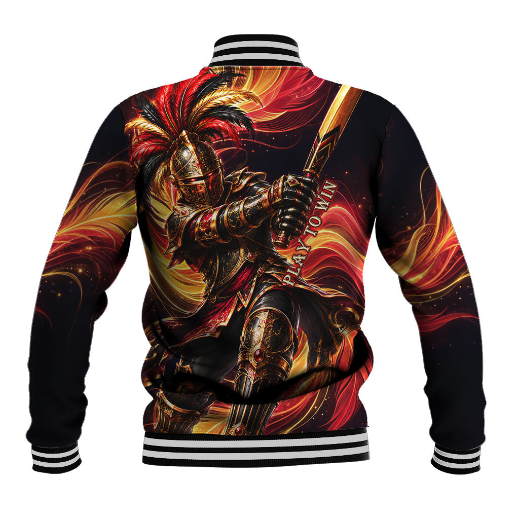 Trinbago Knight Riders Cricket Baseball Jacket Trinidad and Tobago Fiery Knight Warrior Bat Flame