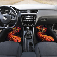 Trinbago Knight Riders Cricket Car Mats Trinidad and Tobago Fiery Knight Warrior Bat Flame