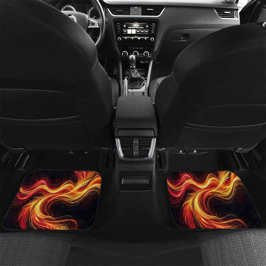 Trinbago Knight Riders Cricket Car Mats Trinidad and Tobago Fiery Knight Warrior Bat Flame