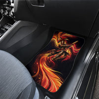 Trinbago Knight Riders Cricket Car Mats Trinidad and Tobago Fiery Knight Warrior Bat Flame