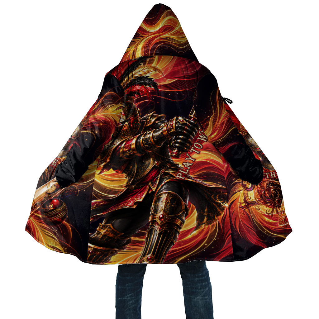 Trinbago Knight Riders Cricket Cloak Trinidad and Tobago Fiery Knight Warrior Bat Flame