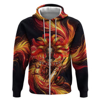 Trinbago Knight Riders Cricket Hoodie Trinidad and Tobago Fiery Knight Warrior Bat Flame