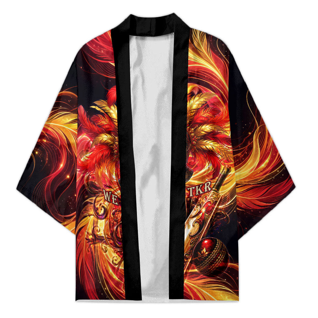Trinbago Knight Riders Cricket Kimono Trinidad and Tobago Fiery Knight Warrior Bat Flame