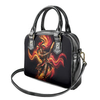 Trinbago Knight Riders Cricket Shoulder Handbag Trinidad and Tobago Fiery Knight Warrior Bat Flame
