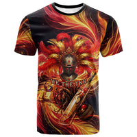 Trinbago Knight Riders Cricket T shirt Trinidad and Tobago Fiery Knight Warrior Bat Flame