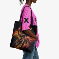 Trinbago Knight Riders Cricket Tote Bag Trinidad and Tobago Fiery Knight Warrior Bat Flame