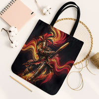 Trinbago Knight Riders Cricket Tote Bag Trinidad and Tobago Fiery Knight Warrior Bat Flame