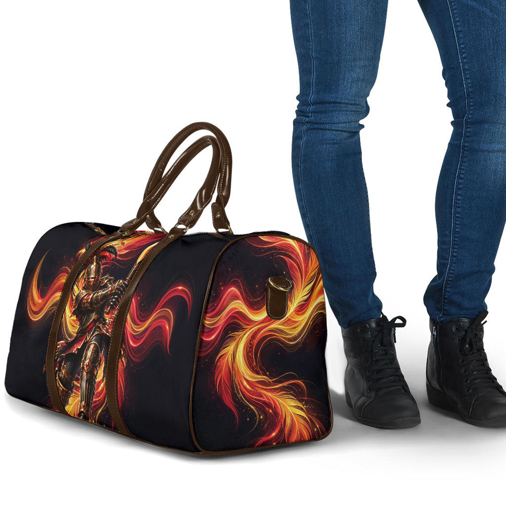 Trinbago Knight Riders Cricket Travel Bag Trinidad and Tobago Fiery Knight Warrior Bat Flame
