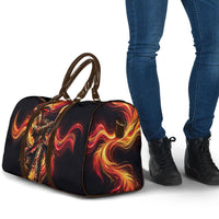 Trinbago Knight Riders Cricket Travel Bag Trinidad and Tobago Fiery Knight Warrior Bat Flame