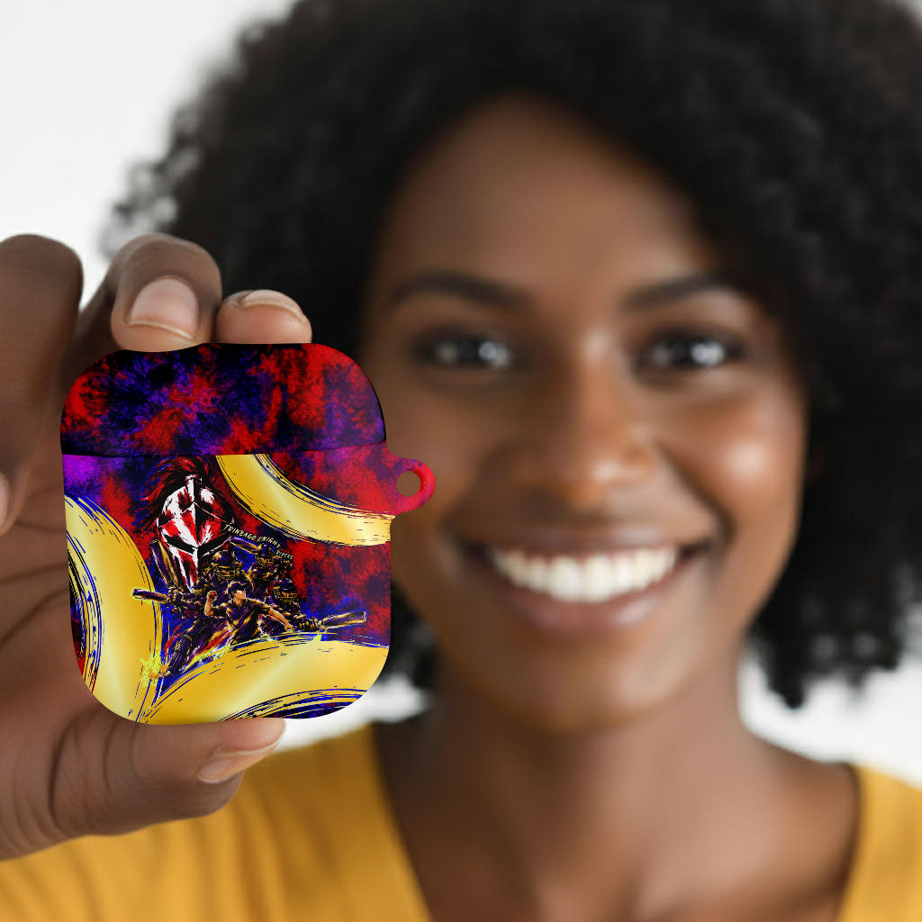 Trinbago Knight Riders Cricket AirPods Case Trinidad and Tobago Unleash The Knight Brush Stroke