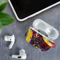 Trinbago Knight Riders Cricket AirPods Case Trinidad and Tobago Unleash The Knight Brush Stroke