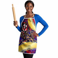 Trinbago Knight Riders Cricket Apron Trinidad and Tobago Unleash The Knight Brush Stroke