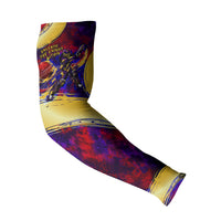 Trinbago Knight Riders Cricket Arm Sleeves Trinidad and Tobago Unleash The Knight Brush Stroke