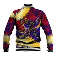 Trinbago Knight Riders Cricket Baseball Jacket Trinidad and Tobago Unleash The Knight Brush Stroke
