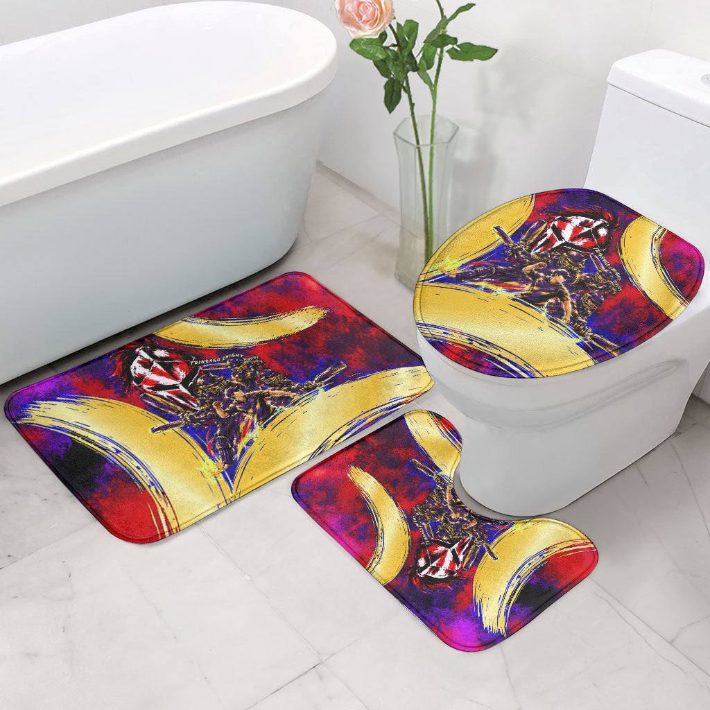 Trinbago Knight Riders Cricket Bathroom Set Trinidad and Tobago Unleash The Knight Brush Stroke