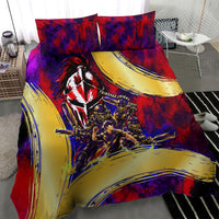 Trinbago Knight Riders Cricket Bedding Set Trinidad and Tobago Unleash The Knight Brush Stroke