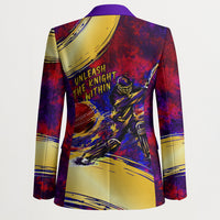 Trinbago Knight Riders Cricket Blazer Trinidad and Tobago Unleash The Knight Brush Stroke
