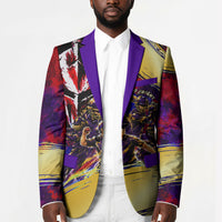 Trinbago Knight Riders Cricket Blazer Trinidad and Tobago Unleash The Knight Brush Stroke