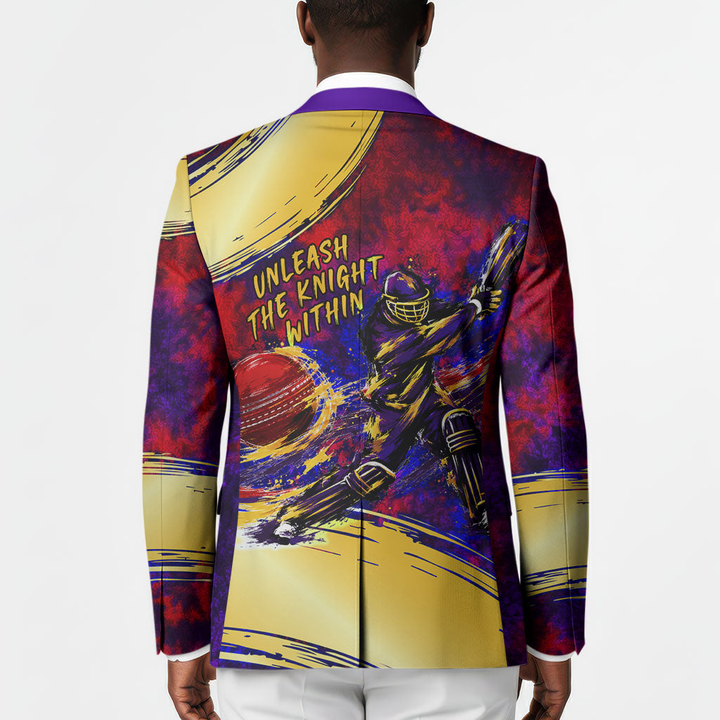 Trinbago Knight Riders Cricket Blazer Trinidad and Tobago Unleash The Knight Brush Stroke