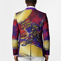 Trinbago Knight Riders Cricket Blazer Trinidad and Tobago Unleash The Knight Brush Stroke