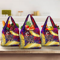 Trinbago Knight Riders Cricket Grocery Bag Trinidad and Tobago Unleash The Knight Brush Stroke